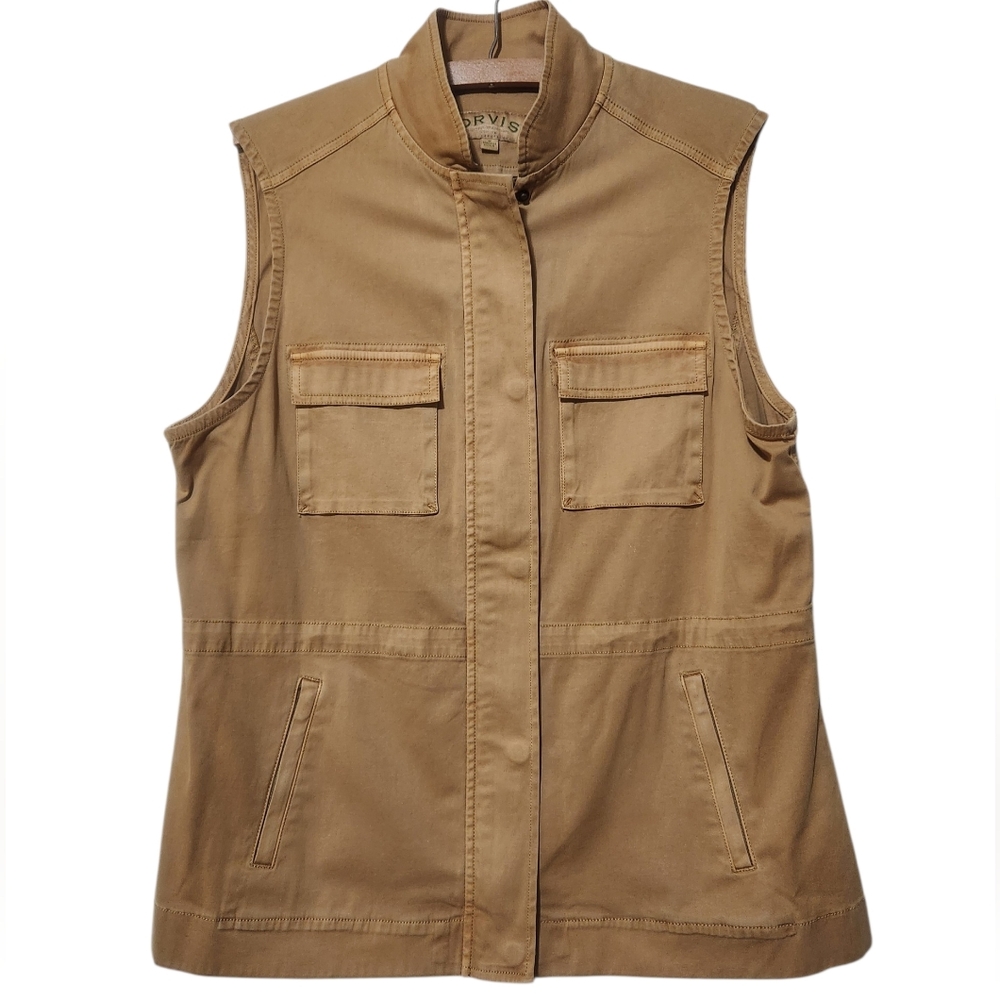 Orvis Zip Front Lightweight Vest Size Medium